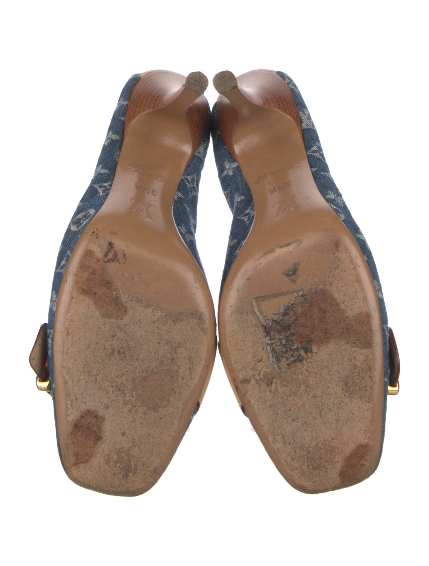 Louis Vuitton LV Monogram Denim Pumps